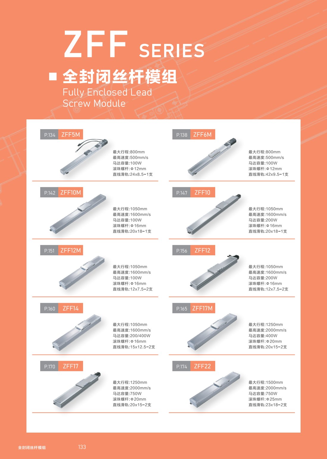 Fully Enclosed Lead Screw Module