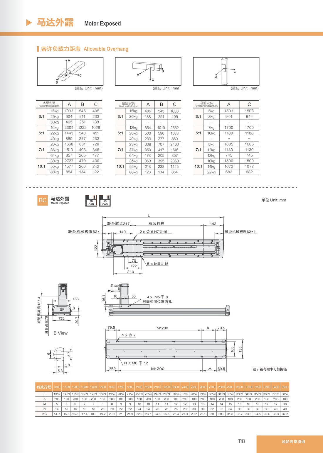 Gear Rack Module