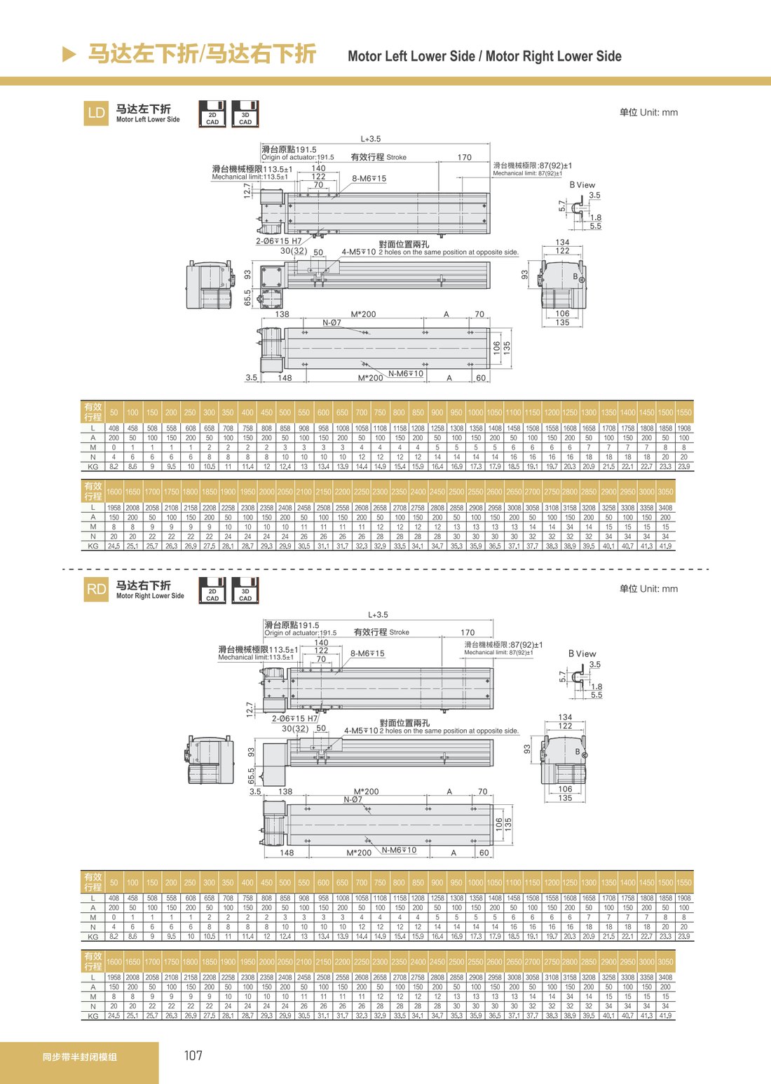 Synchronous Belt Semi-Closed Module