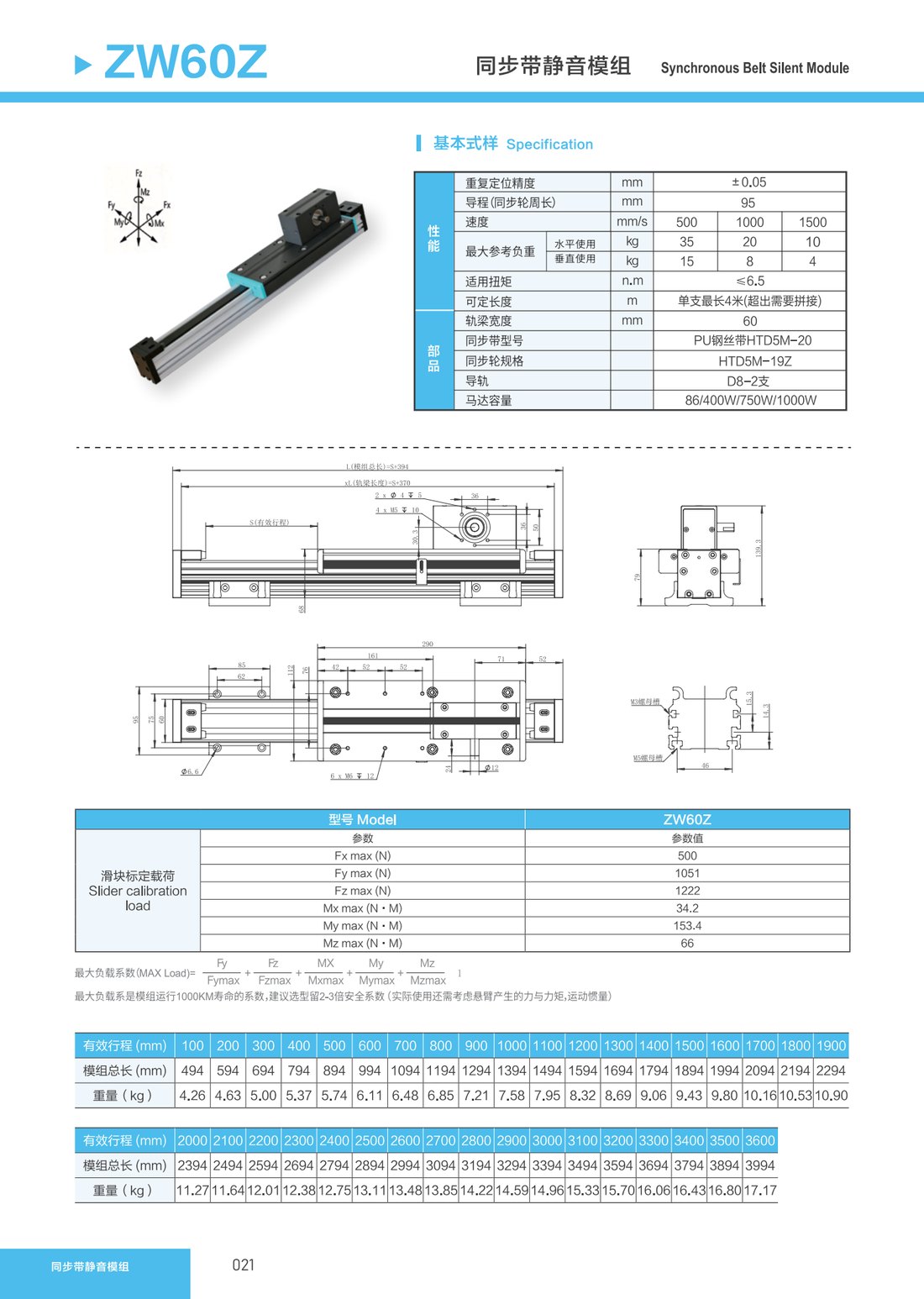 Synchronous Belt Silent Module