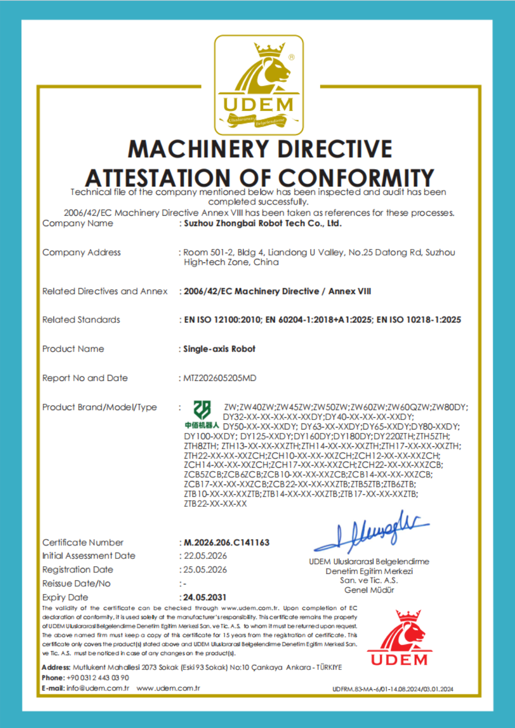CE certification